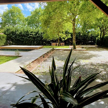 L estanguet maison octogonale en forêt Rion-Des-Landes Extérieur photo