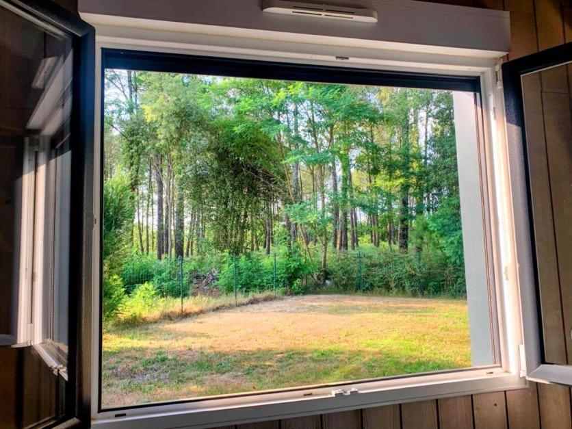 L estanguet maison octogonale en forêt Rion-Des-Landes Extérieur photo