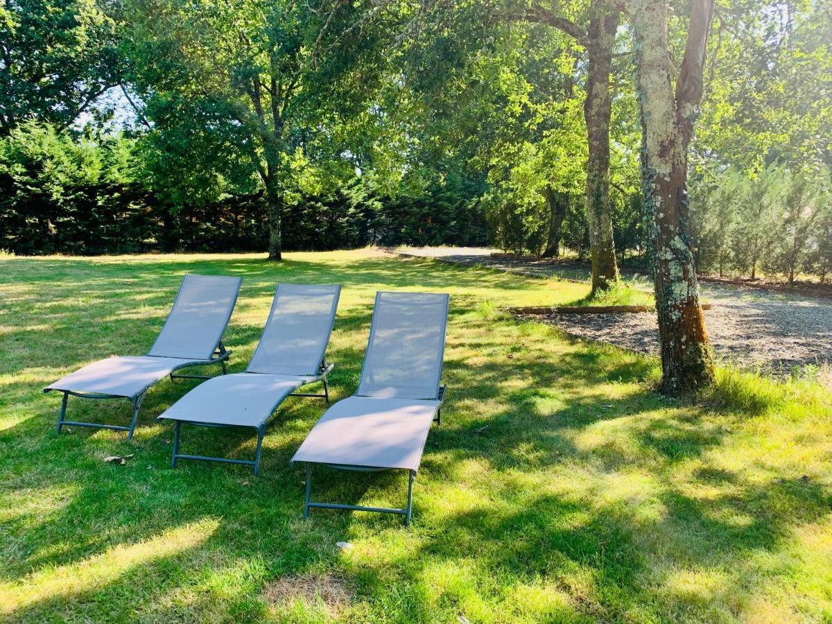 L estanguet maison octogonale en forêt Rion-Des-Landes Extérieur photo