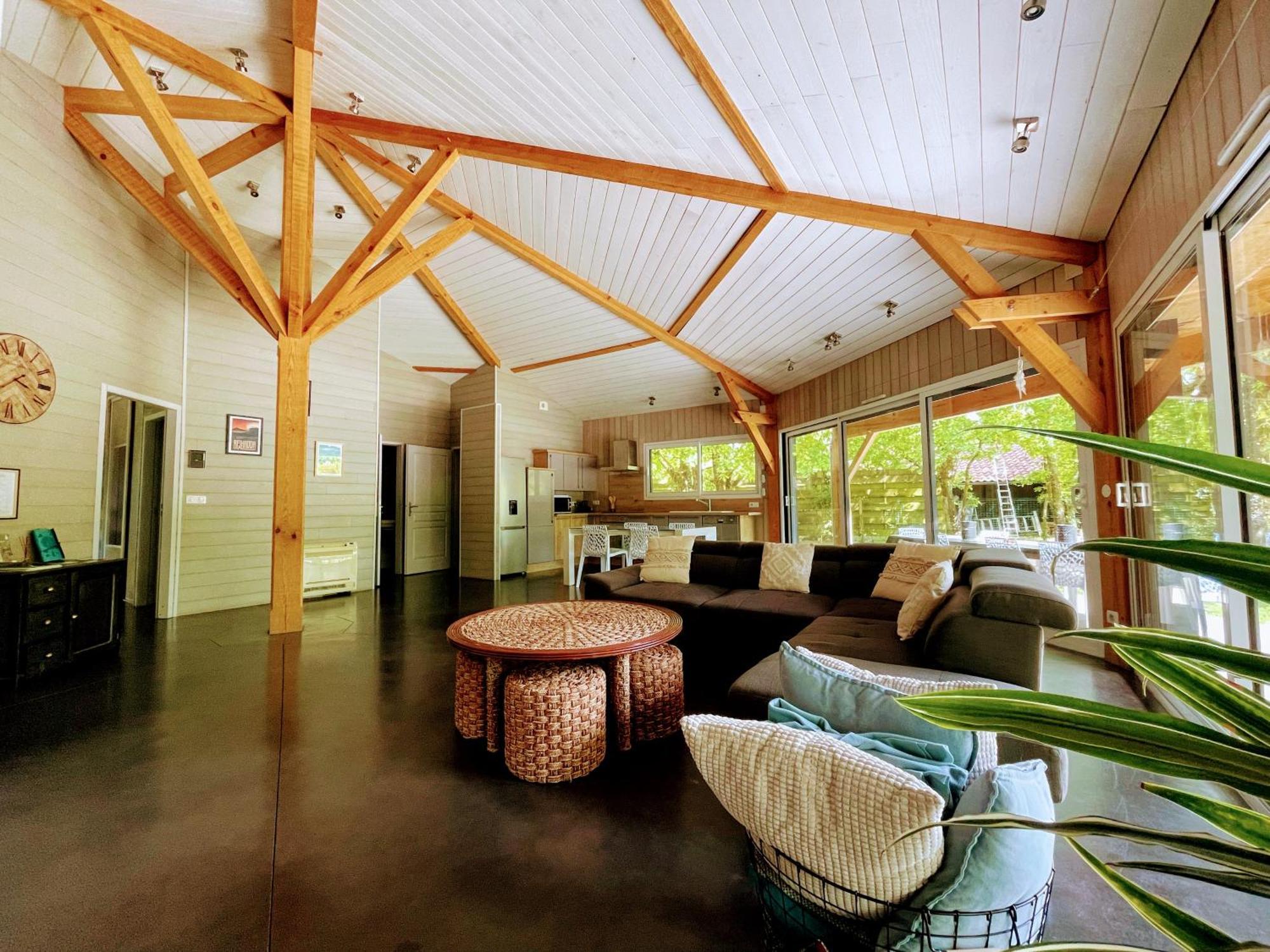 L estanguet maison octogonale en forêt Rion-Des-Landes Extérieur photo