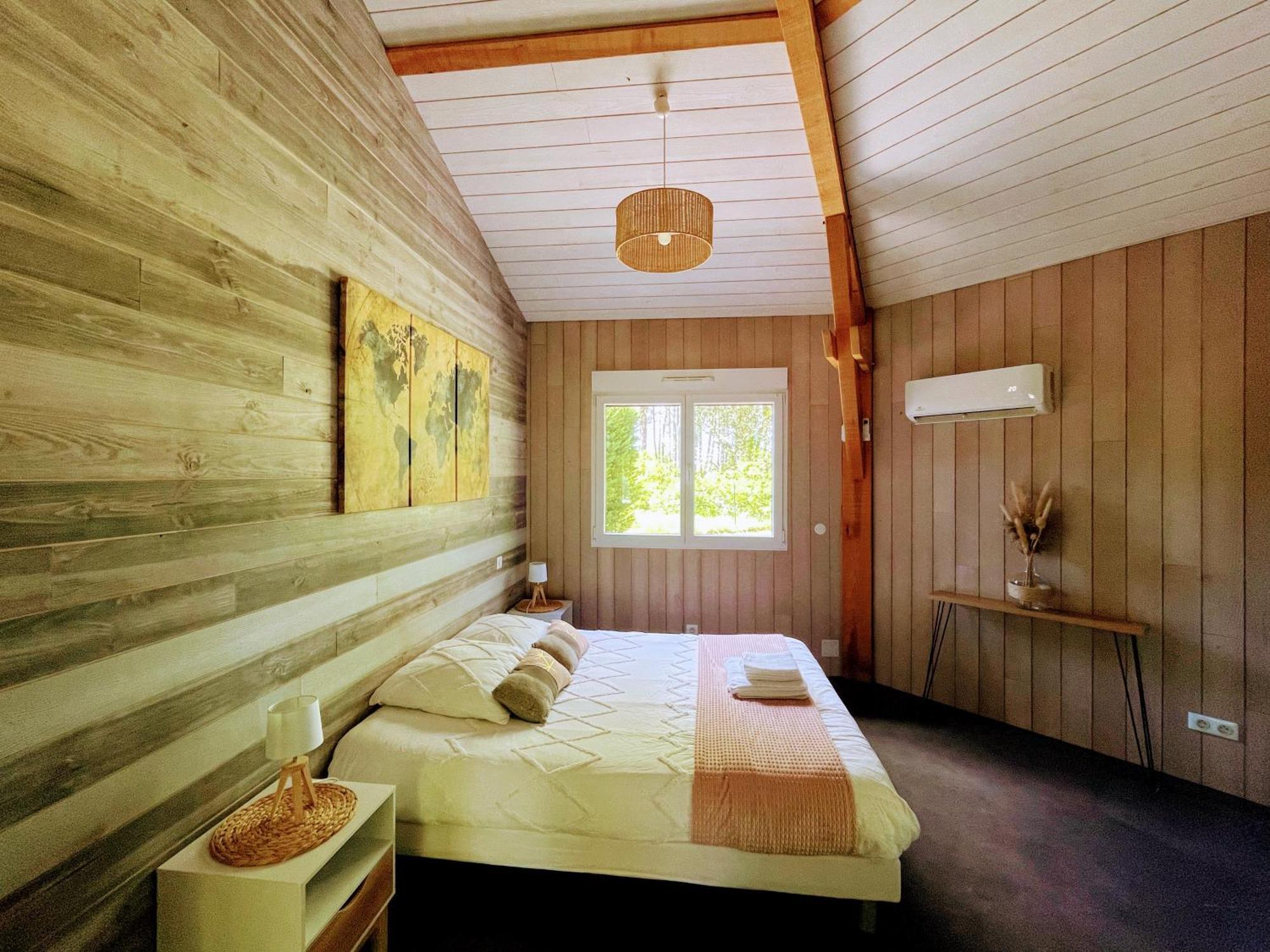 L estanguet maison octogonale en forêt Rion-Des-Landes Extérieur photo